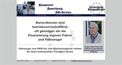 Desktop Screenshot of kurierdiensteuropadirekt.de